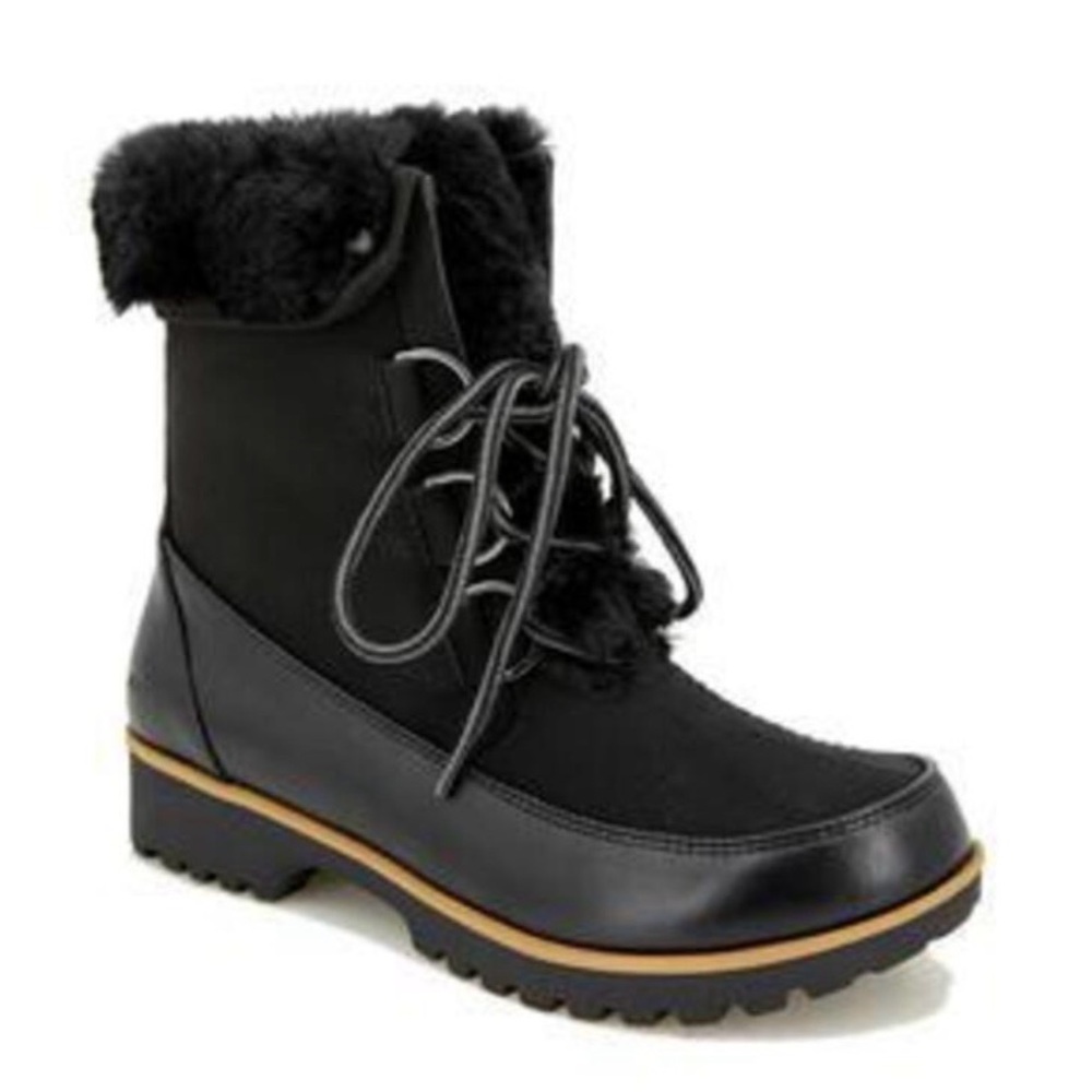 JBU by Jambu Northgate Waterproof Winter Boots Fur Insulated Snow Boots Black - Picture 3 of 13